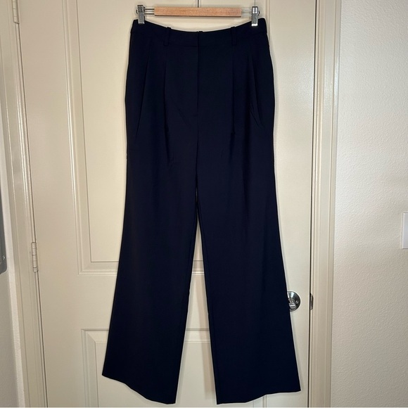 NWT Jenni Kayne Wool Jones Trouser in Navy 6 - Picture 2 of 16